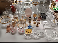 Lot 573 - glaswerk en kristal. 36 stuks - afbeelding 1 van  6