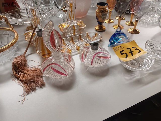 Lot 573 - glaswerk en kristal. 36 stuks - afbeelding 3 van  6