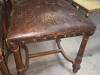 Lot 58 - antieke stoelen. 6 stuks - afbeelding 4 van  6