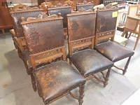 Lot 58 - antieke stoelen. 6 stuks - afbeelding 6 van  6