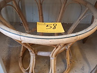 Lot 58 - bamboe salontafel - afbeelding 1 van  3