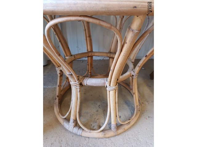 Lot 58 - bamboe salontafel - afbeelding 2 van  3