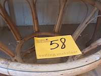 Lot 58 - bamboe salontafel - afbeelding 3 van  3
