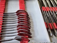 Lot 58 - bestekkoffers 2 stuks - afbeelding 5 van  6