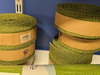 Lot 58 - groene deco jute, lint & rafia - afbeelding 4 van  4