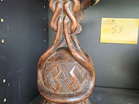 Lot 58 - handgesneden afrikaanse beeltenis - afbeelding 2 van  6