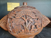 Lot 58 - handgesneden afrikaanse beeltenis - afbeelding 3 van  6