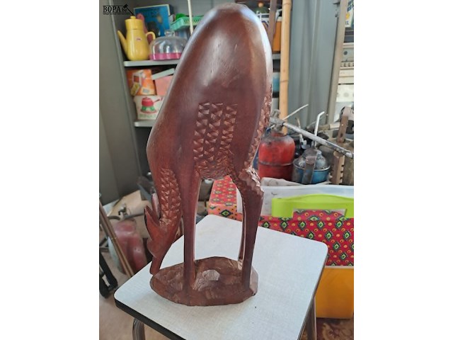 Lot 58 - handgesneden afrikaanse beeltenis - afbeelding 6 van  6