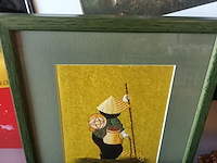 Lot 58 - kaders en doeken. 11 stuks - afbeelding 4 van  7