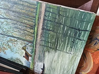 Lot 58 - kaders en doeken. 11 stuks - afbeelding 5 van  7