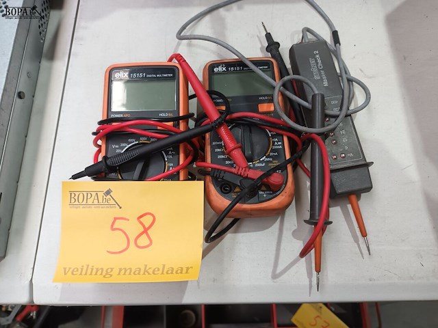 Lot 58 - meettoestellen. 3 stuks - afbeelding 1 van  4