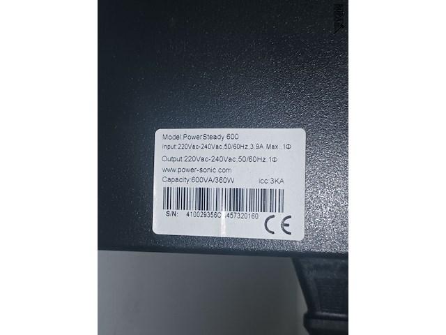Lot 58 - powersonic powersteady ups - afbeelding 4 van  4