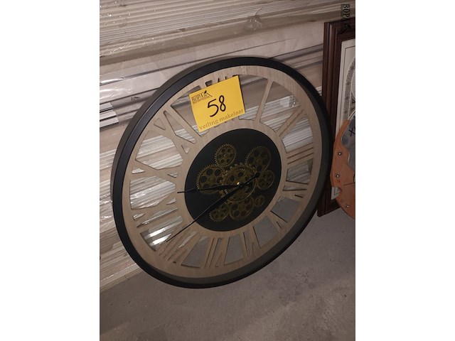 Lot 58 - wandklok. 3 stuks - afbeelding 4 van  4
