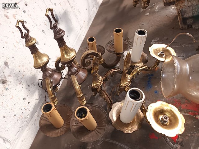 Lot 58 - wandverlichting. 5 stuks - afbeelding 3 van  4