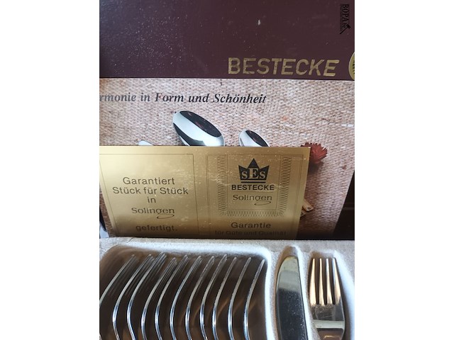 Lot 59 - bestekkoffer solingen - afbeelding 3 van  6