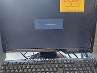 Lot 59 - computer met scherm en toetsenbord - afbeelding 2 van  4