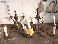 Lot 59 - koperen luster. 2 stuks - afbeelding 1 van  4