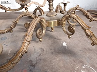 Lot 59 - koperen luster. 2 stuks - afbeelding 3 van  4