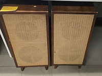 Lot 59 - koppel vintage luidsprekers - afbeelding 1 van  2