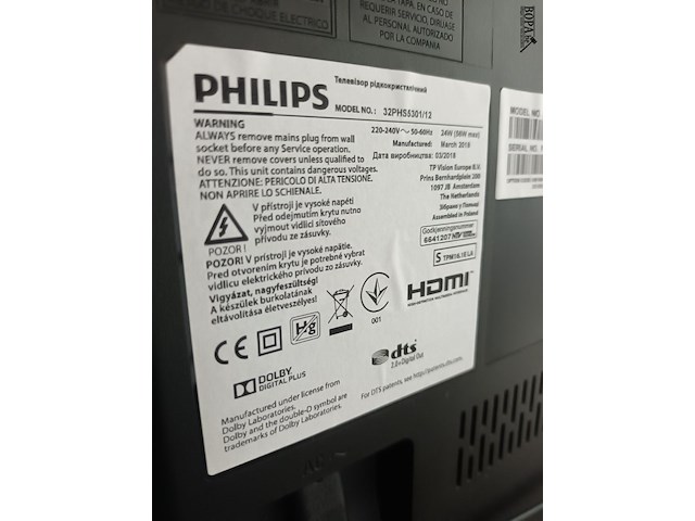 Lot 59 - led tv philips - afbeelding 3 van  3