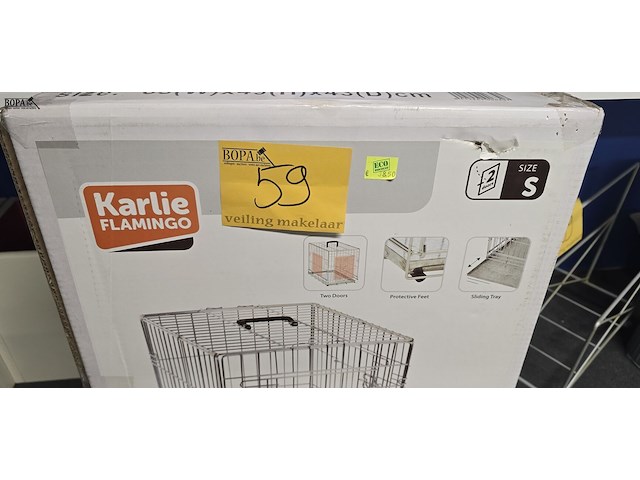 Lot 59 - nieuwe hondenkennel in doos maat small - afbeelding 2 van  3