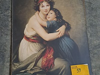 Lot 59 - reproductie 'zelfportret met dochter julie' van elisabeth vi - afbeelding 1 van  1