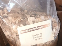 Lot 59 - rookhout snippers hickory 1 kg. 16 stuks - afbeelding 2 van  3