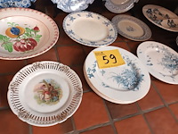 Lot 59 - sierborden. 19 stuks - afbeelding 5 van  7