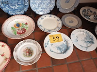 Lot 59 - sierborden. 19 stuks - afbeelding 7 van  7