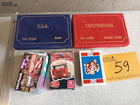 Lot 59 - speelkaarten. 5 stuks - afbeelding 1 van  4