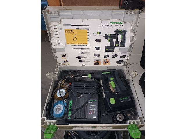 Lot 6 - accu schroefboormachine festool - afbeelding 1 van  3