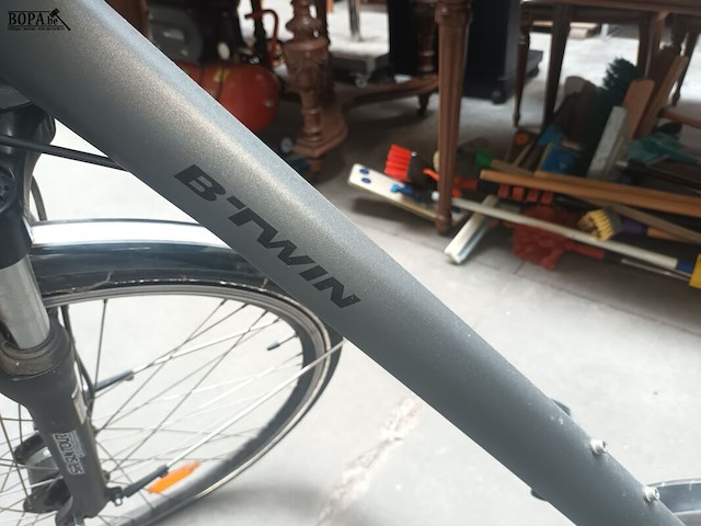 Lot 6 - herenfiets btwin grijs - afbeelding 2 van  5