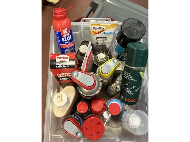 Lot 6 - lot lijm en olie - bison, pattex en wd40 - afbeelding 2 van  2