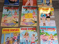 Lot 6 - rooie oortjes. 9 stuks