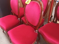 Lot 6 - set antieke stoelen. 5 stuks - afbeelding 2 van  4