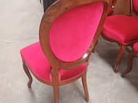 Lot 6 - set antieke stoelen. 5 stuks - afbeelding 4 van  4