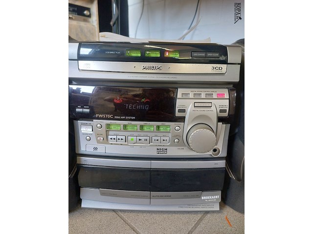 Lot 6 - stereo philips fw570c/22 - afbeelding 2 van  8