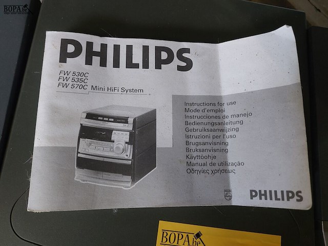 Lot 6 - stereo philips fw570c/22 - afbeelding 5 van  8