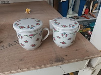 Lot 6 - theepot in keramiek. 2 stuks - afbeelding 3 van  3