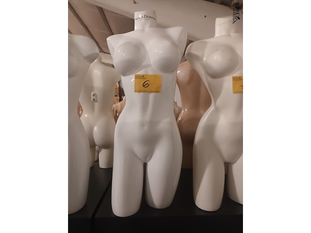 Lot 6 - witte torso vrouw - afbeelding 1 van  3