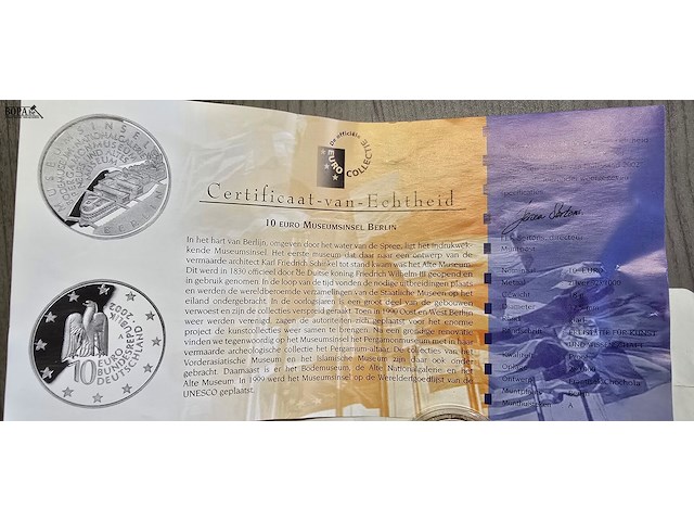 Lot 6 - zilveren herdenkingsmunt duitsland (2002) - afbeelding 1 van  4