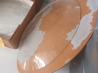 Lot 60 - bol glas voor kader. 2 stuks - afbeelding 2 van  3