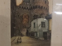 Lot 60 - etsen in kader. 2 stuks - afbeelding 5 van  5