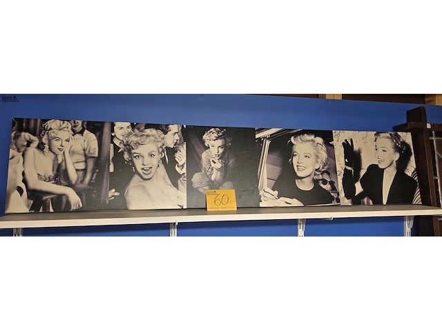 Lot 60 - grote kader marilyn monroe - afbeelding 1 van  4