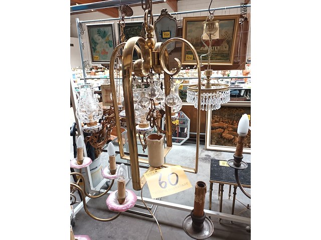 Lot 60 - halluster in koper - afbeelding 1 van  4