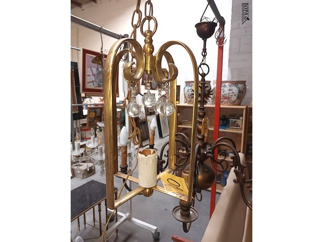 Lot 60 - halluster in koper - afbeelding 4 van  4