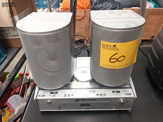Lot 60 - hifisonic radio/cd speler - afbeelding 1 van  4
