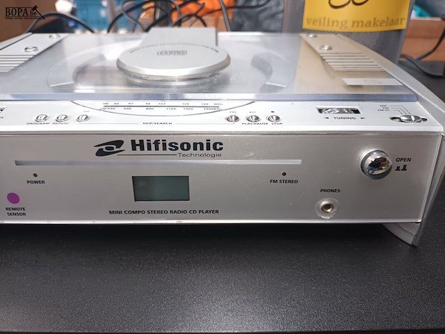 Lot 60 - hifisonic radio/cd speler - afbeelding 3 van  4