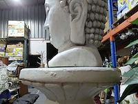 Lot 60 - klassieke witte zuil in steengoed - afbeelding 4 van  8
