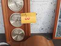 Lot 60 - klok en baromater - afbeelding 1 van  4